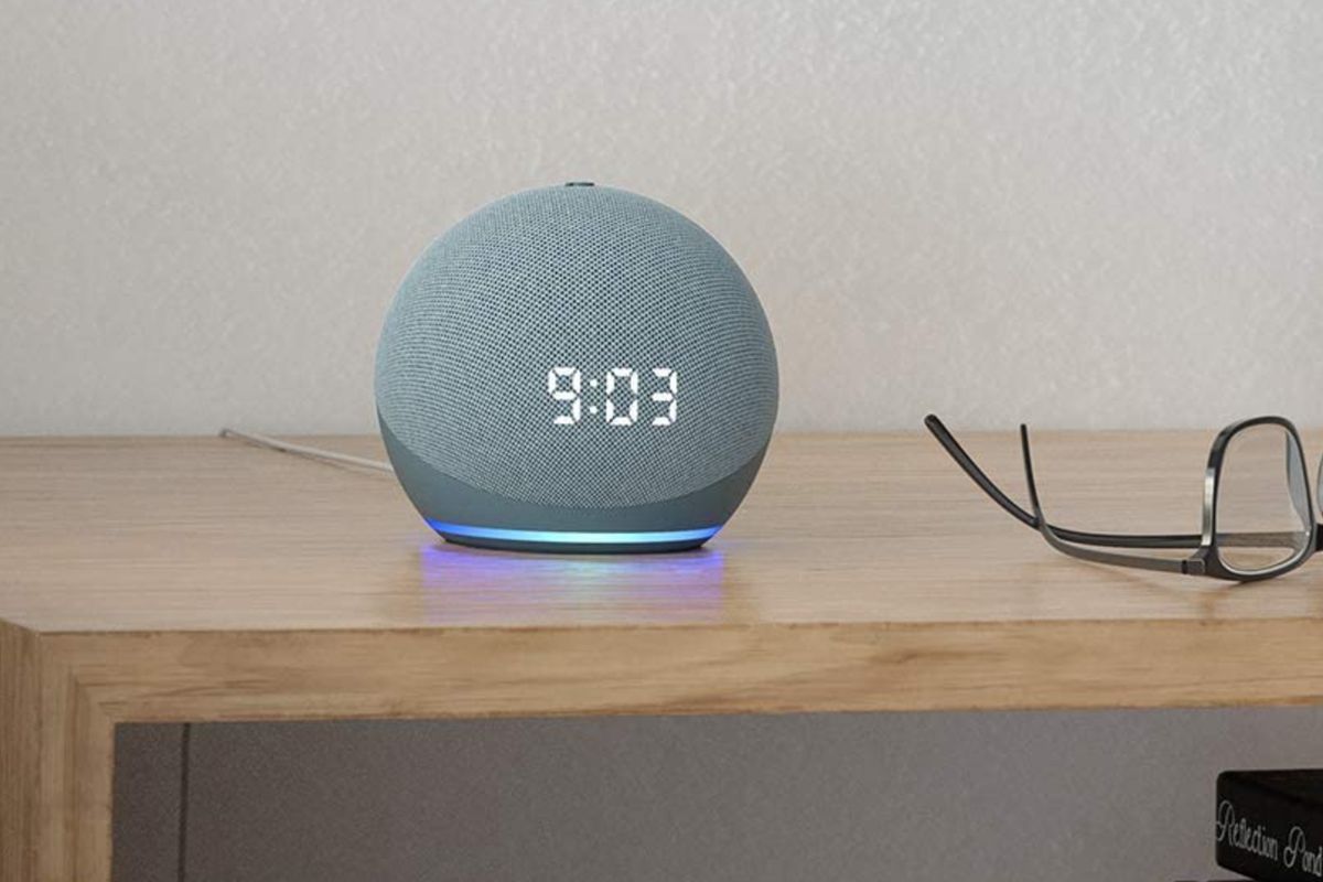 Amazon Echo Dot With Clock (4th Gen)