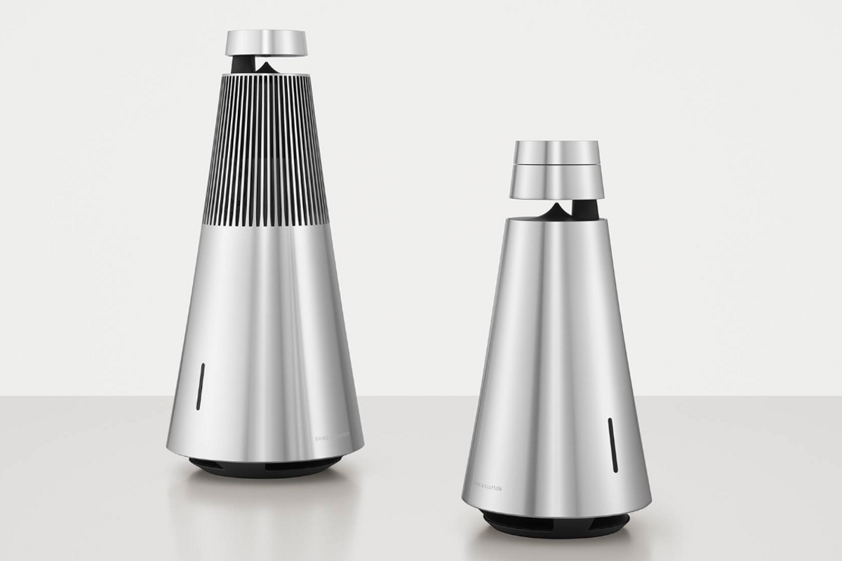 Photo of the Beosound 1 and Beosound 2 smart speakers by Bang & Olufsen